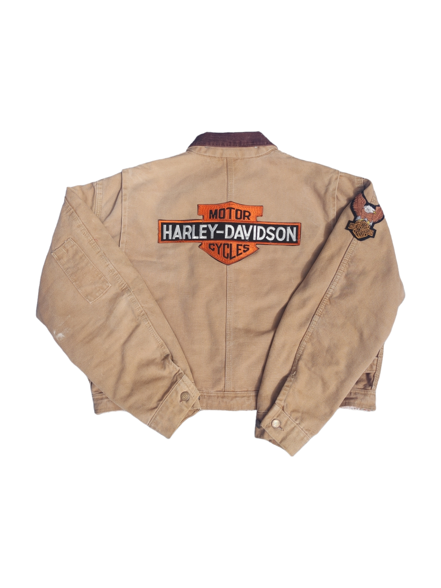 70's Harley Davidson Carhartt Jacket – Kumara Chang 70's Harley Davidson Carhartt Jacket – Kumara Chang
